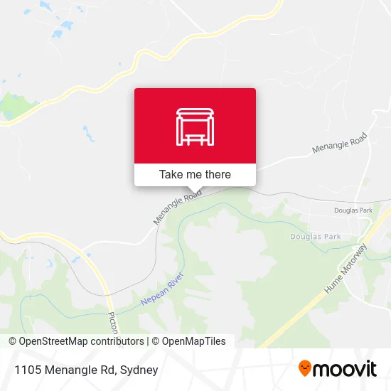 Mapa 1105 Menangle Rd