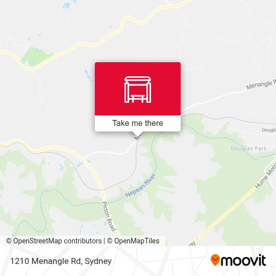 Mapa 1210 Menangle Rd