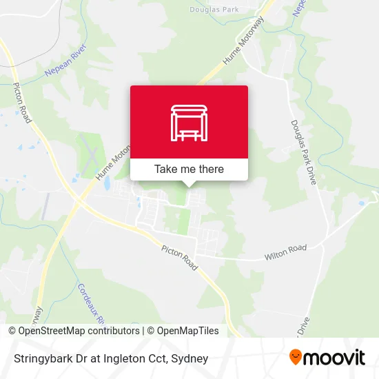 Mapa Stringybark Dr at Ingleton Cct