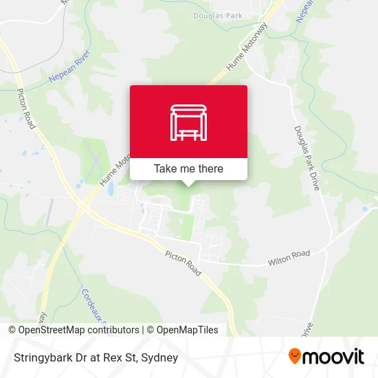 Mapa Stringybark Dr at Rex St