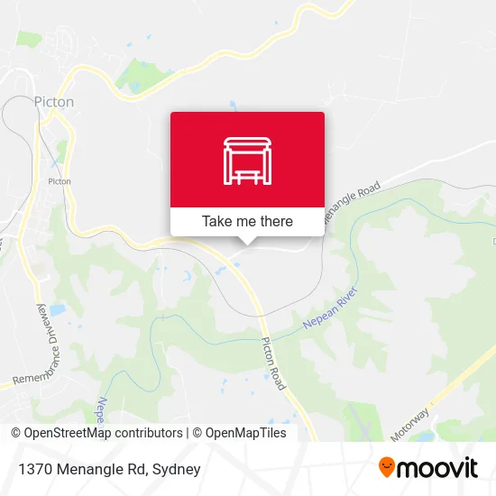 Mapa 1370 Menangle Rd