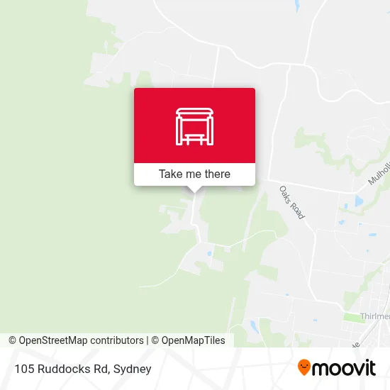 Mapa 105 Ruddocks Rd
