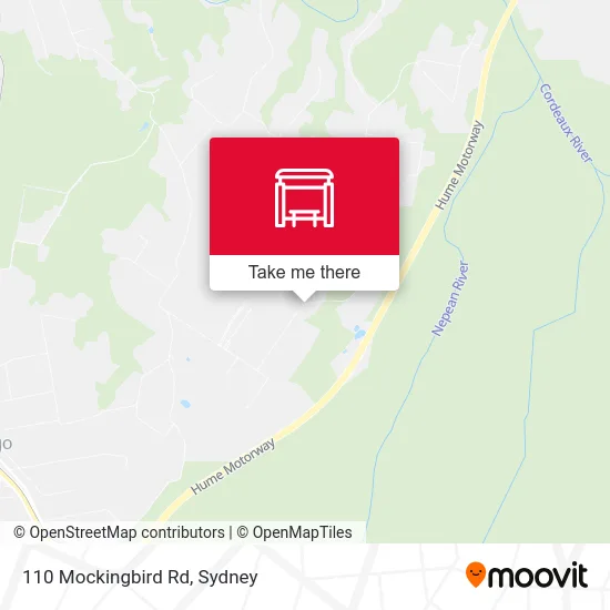 Mapa 110 Mockingbird Rd