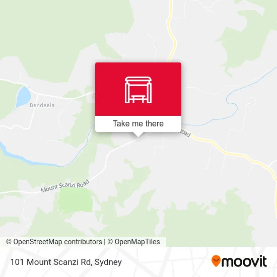 Mapa 101 Mount Scanzi Rd