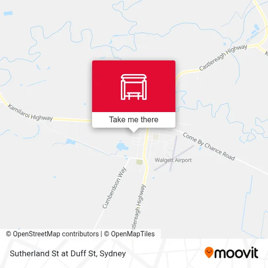 Mapa Sutherland St at Duff St