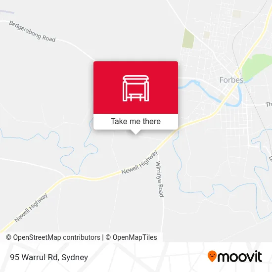 Mapa 95 Warrul Rd