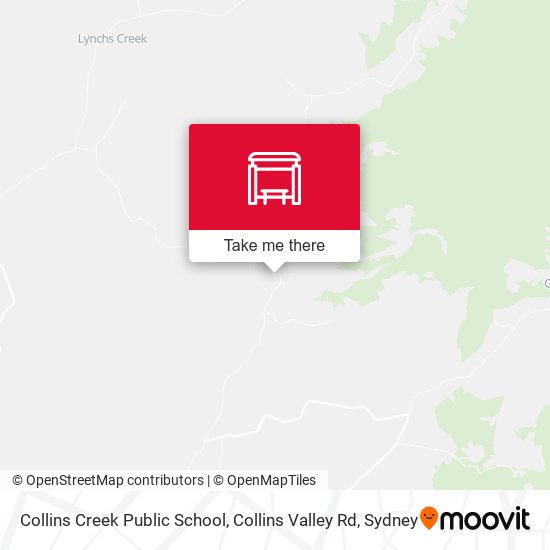 Collins Creek Public School, Collins Valley Rd map