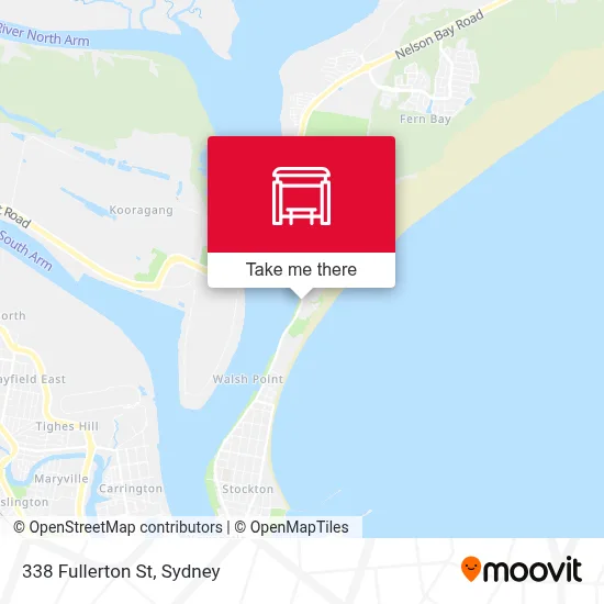 Mapa 338 Fullerton St