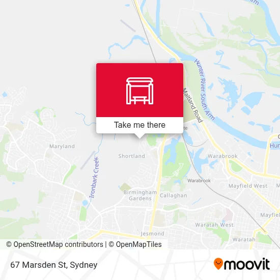 Mapa 67 Marsden St