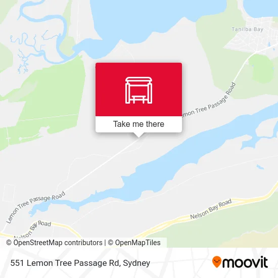 Mapa 551 Lemon Tree Passage Rd