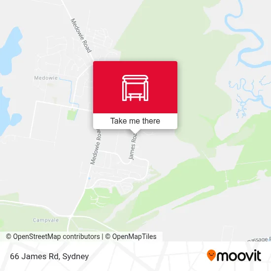 Mapa 66 James Rd