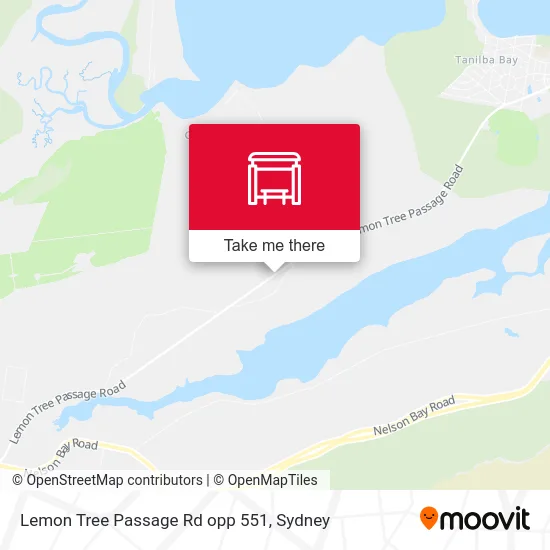 Mapa Lemon Tree Passage Rd opp 551