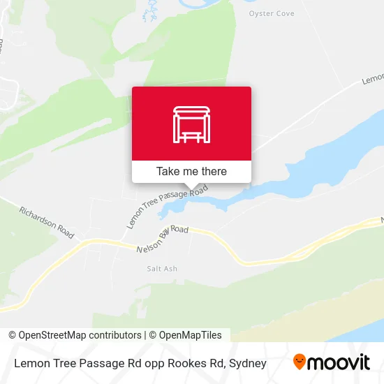 Mapa Lemon Tree Passage Rd opp Rookes Rd