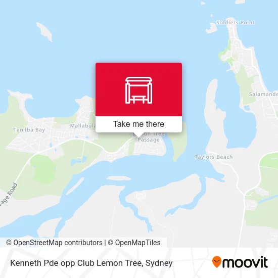 Mapa Kenneth Pde opp Club Lemon Tree