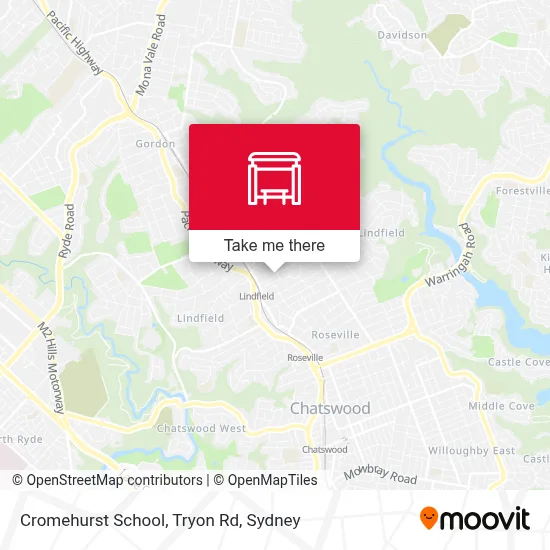 Mapa Cromehurst School, Tryon Rd