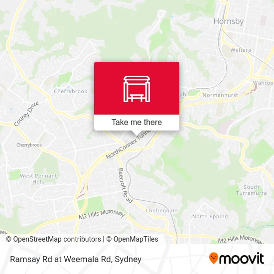 Mapa Ramsay Rd at Weemala Rd