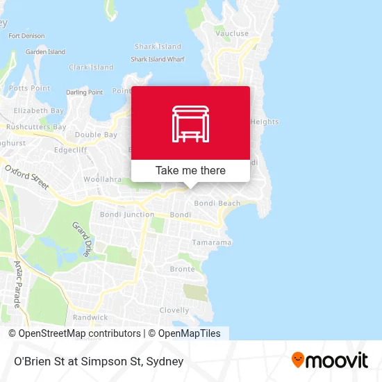 Mapa O'Brien St at Simpson St