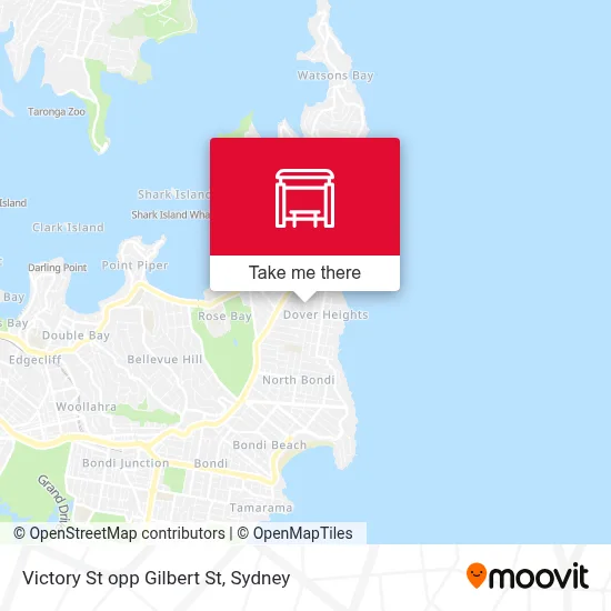 Mapa Victory St opp Gilbert St