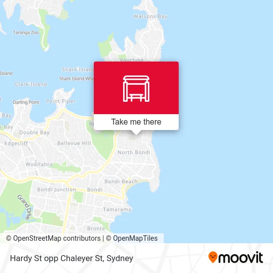 Mapa Hardy St opp Chaleyer St