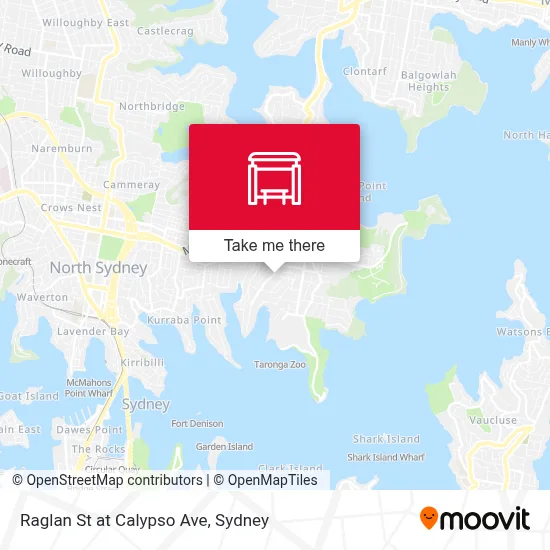 Mapa Raglan St at Calypso Ave