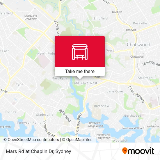 Mapa Mars Rd at Chaplin Dr