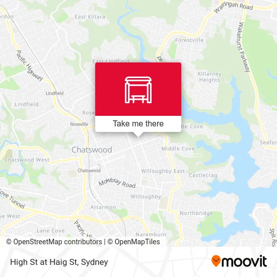 Mapa High St at Haig St