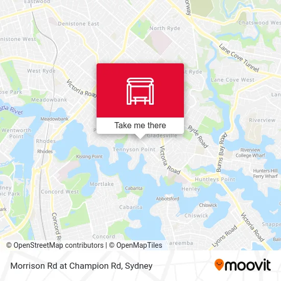 Mapa Morrison Rd at Champion Rd