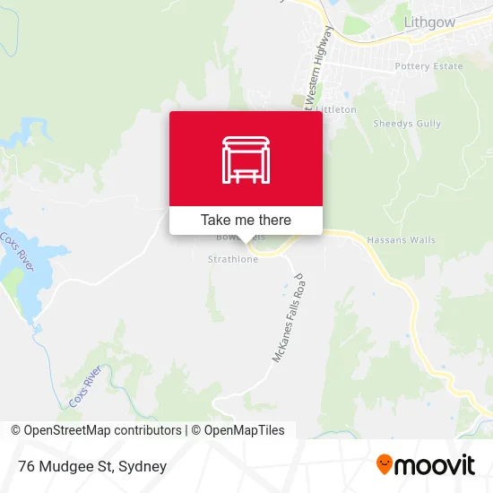 Mapa 76 Mudgee St
