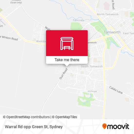 Warral Rd opp Green St map