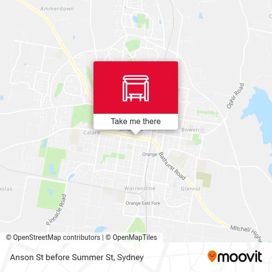 Mapa Anson St before Summer St