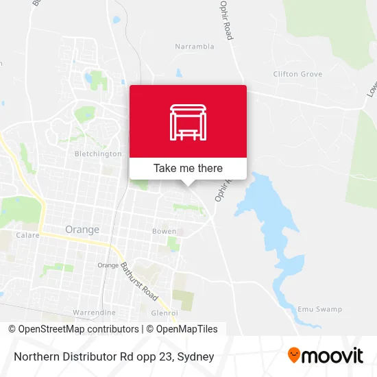 Mapa Northern Distributor Rd opp 23