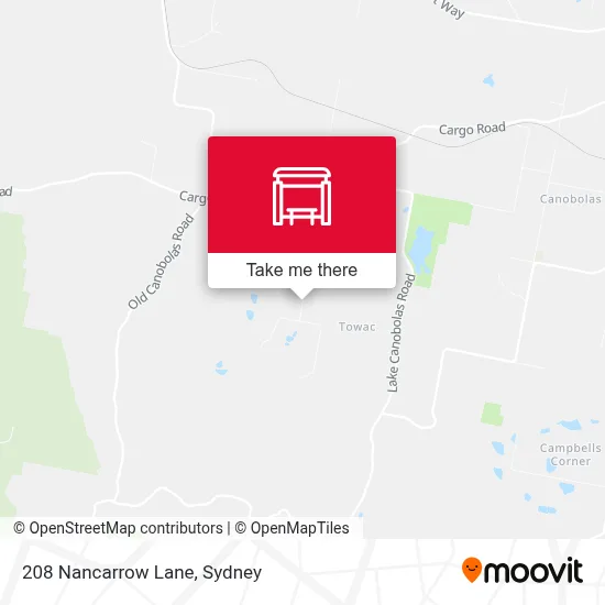 Mapa 208 Nancarrow Lane