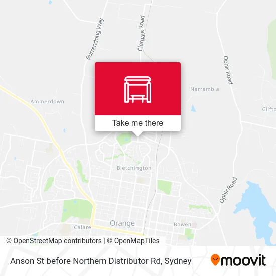 Mapa Anson St before Northern Distributor Rd