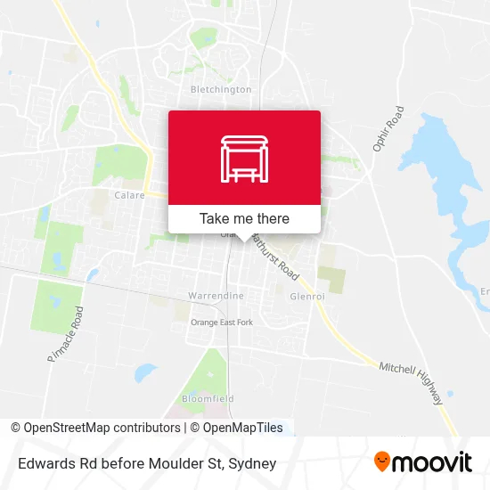 Mapa Edwards Rd before Moulder St