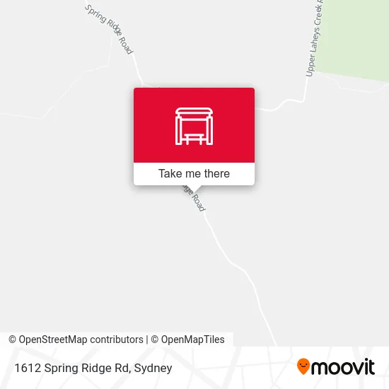 Mapa 1612 Spring Ridge Rd