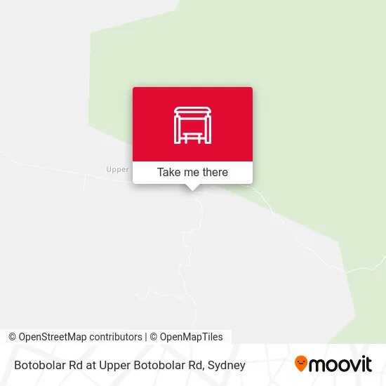Mapa Botobolar Rd at Upper Botobolar Rd