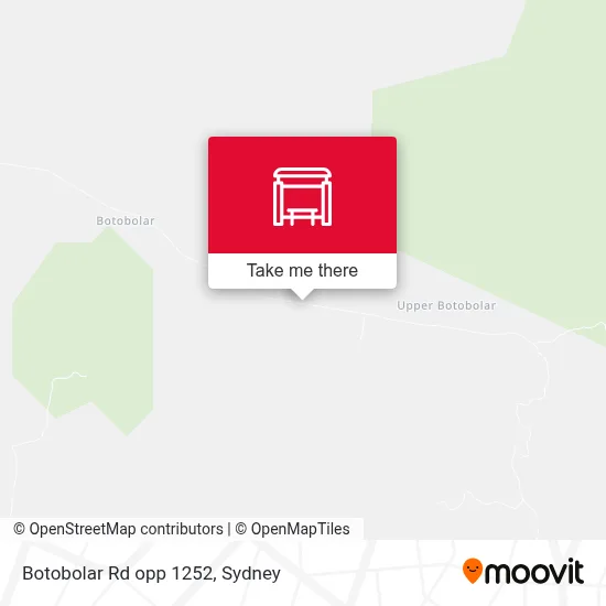 Mapa Botobolar Rd opp 1252