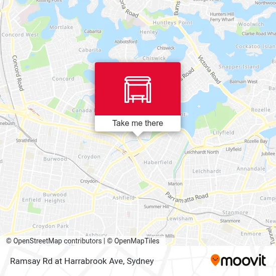 Mapa Ramsay Rd at Harrabrook Ave