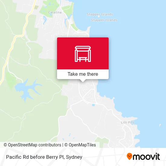 Mapa Pacific Rd before Berry Pl