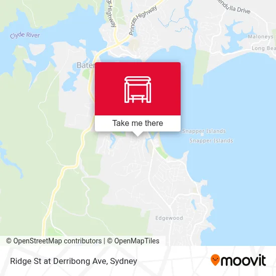 Mapa Ridge St at Derribong Ave