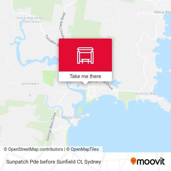 Mapa Sunpatch Pde before Sunfield Ct