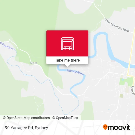 Mapa 90 Yarragee Rd
