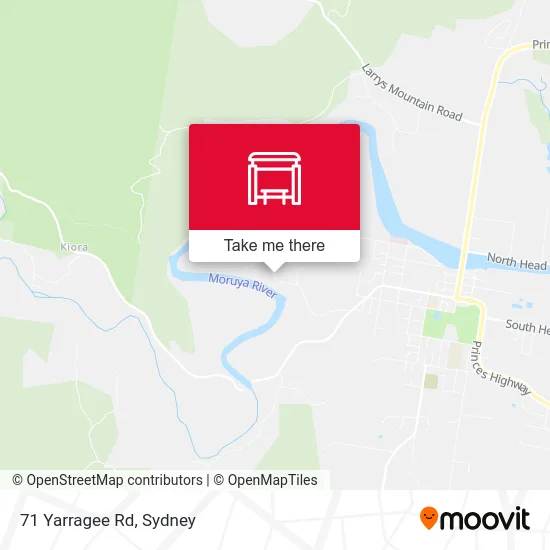 Mapa 71 Yarragee Rd