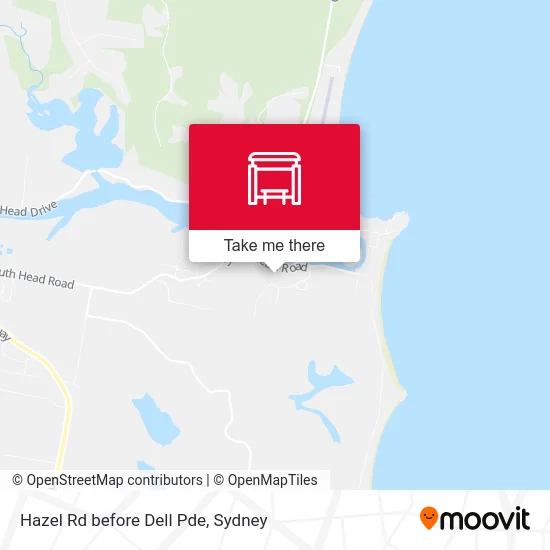 Mapa Hazel Rd before Dell Pde