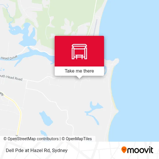 Mapa Dell Pde at Hazel Rd