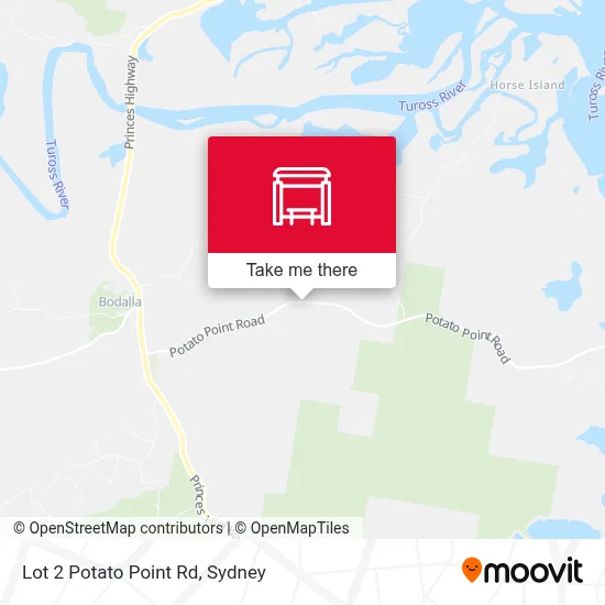 Mapa Lot 2 Potato Point Rd