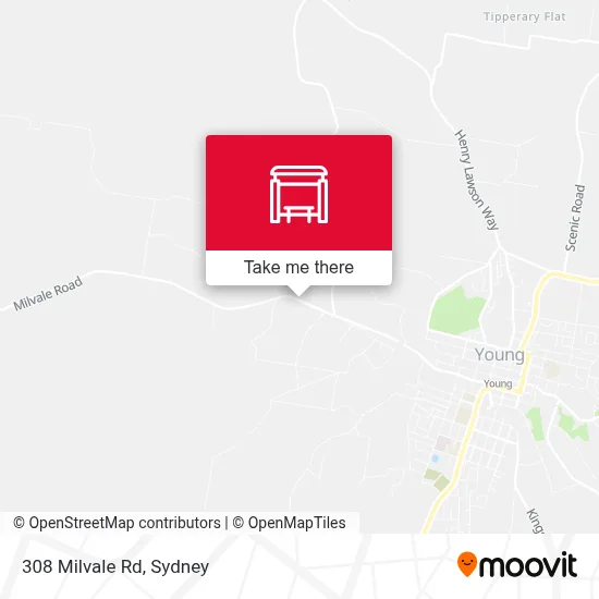 Mapa 308 Milvale Rd