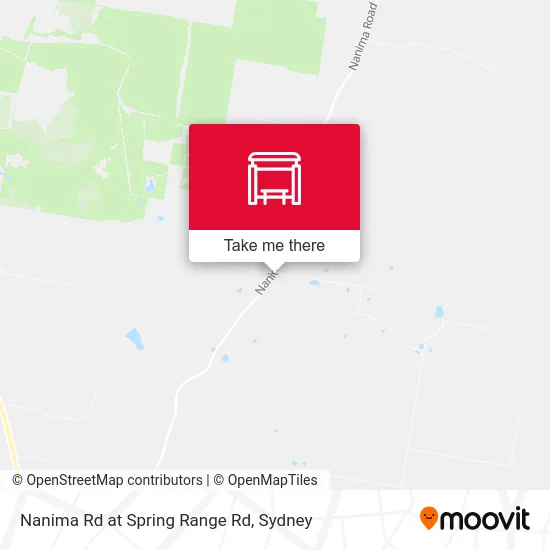 Mapa Nanima Rd at Spring Range Rd