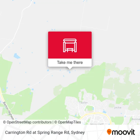 Mapa Carrington Rd at Spring Range Rd