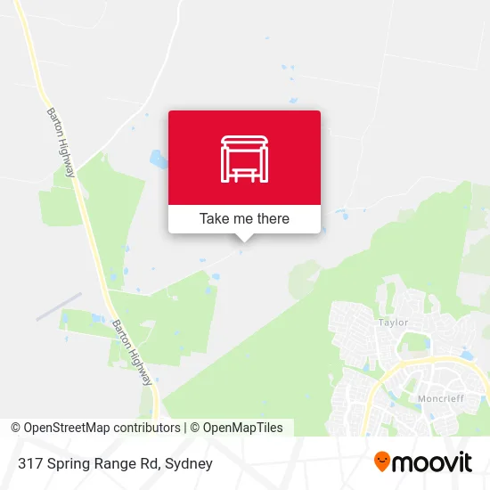 Mapa 317 Spring Range Rd